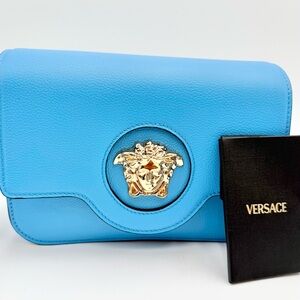 Versace La Medusa Leather Crossbody